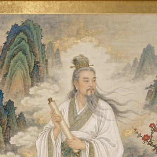南关护道白真人灵签神像