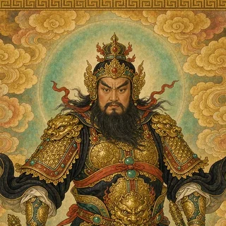 北帝灵签神像