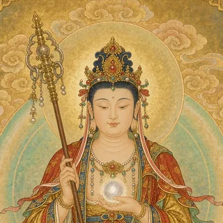 地藏王菩萨灵签神像