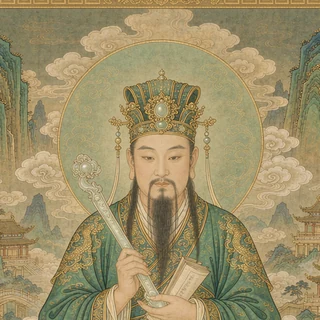 东岳大帝灵签神像