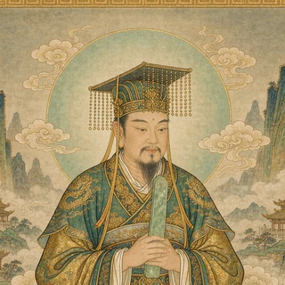 护国嘉济江东王灵签神像