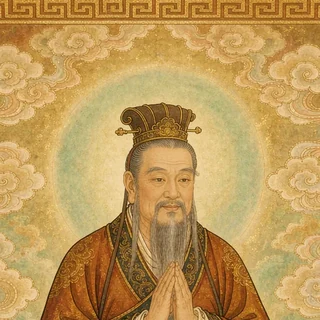 孔子圣签神像