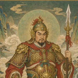 李府将军爷灵签神像