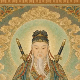 吕祖灵签神像