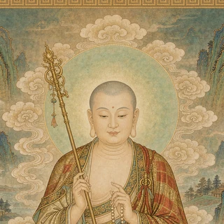 清水祖师运签神像