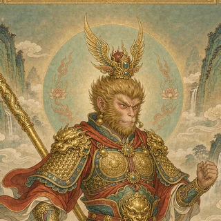 齐天大圣灵签神像