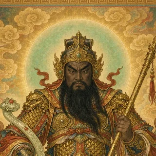 如意灵签神像