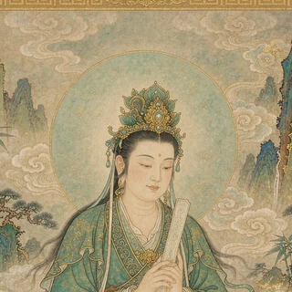 石竹山灵签神像