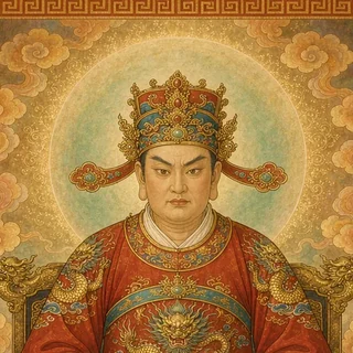 王公灵签神像