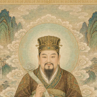 万善大众爷灵签神像