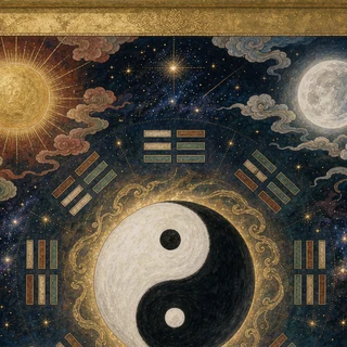 阴阳神签神像