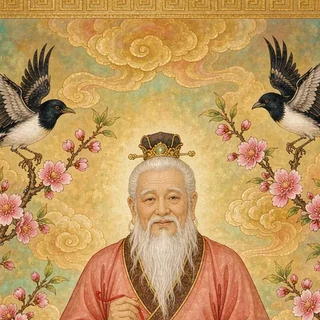 月老姻缘签神像