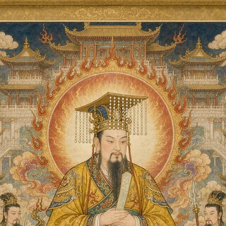 玉皇上帝灵签神像