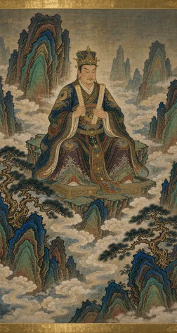 大山山神像