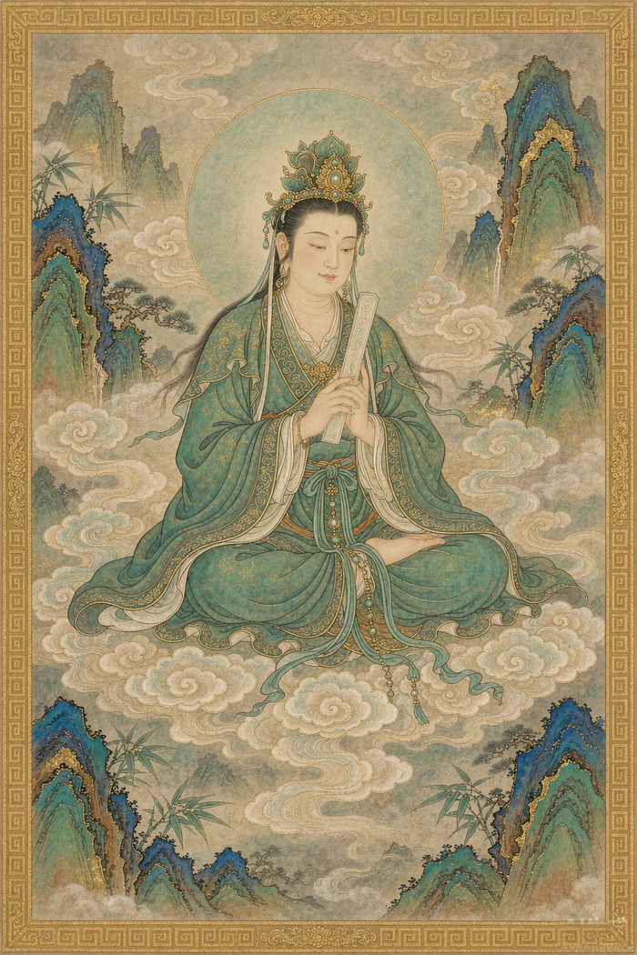 石竹山九仙君像