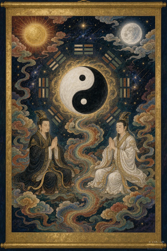 阴阳神像