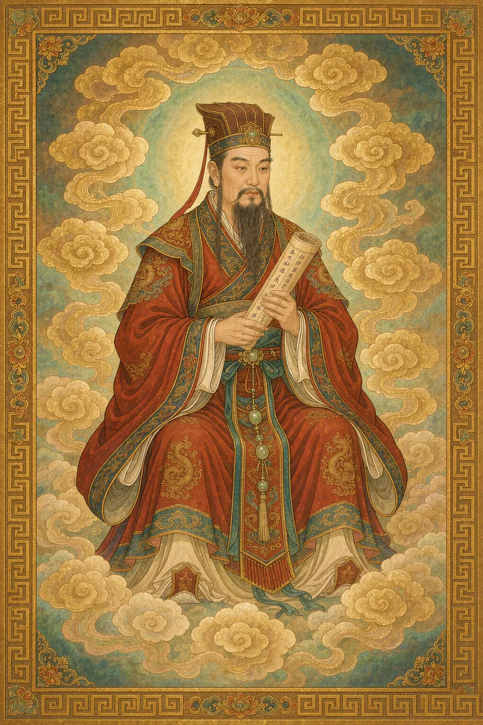 周公像