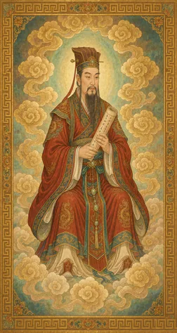 周公像